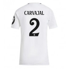 Real Madrid Daniel Carvajal #2 Hjemmedrakt Kvinner 2024-25 Kortermet